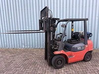 Toyota heftruck met 4e ventiel-vorkversteller-sideshift-470cm hoog-weing uren 6445 - afbeelding 14 van  15