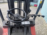 Toyota heftruck met 4e ventiel-vorkversteller-sideshift-470cm hoog-weing uren 6445 - afbeelding 3 van  15