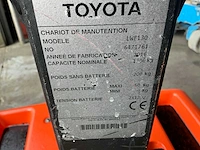 Toyota lee130 elektrisch palletwagen - afbeelding 8 van  8
