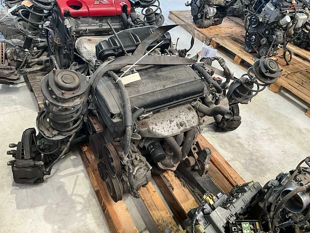 Toyota levin ae111 4age 20v blacktop motorset - afbeelding 3 van  6