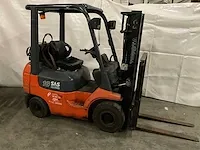 Toyota sas 18 vorkheftruck v.v sideshift urenstand: 4340 - afbeelding 1 van  14