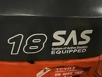 Toyota sas 18 vorkheftruck v.v sideshift urenstand: 4340 - afbeelding 8 van  14
