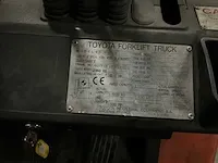 Toyota sas 18 vorkheftruck v.v sideshift urenstand: 4340 - afbeelding 9 van  14