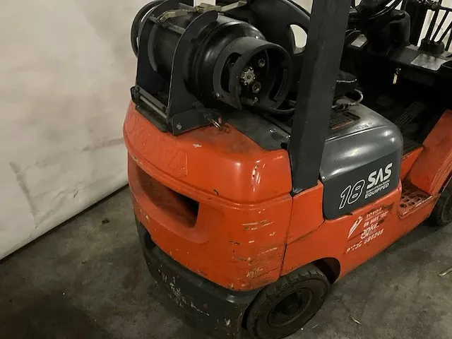 Toyota sas 18 vorkheftruck v.v sideshift urenstand: 4340 - afbeelding 10 van  14