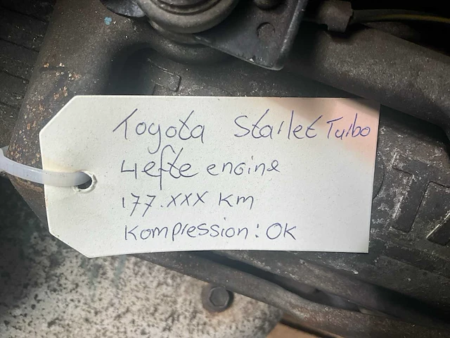 Toyota starlet turbo 4efte automotor - afbeelding 6 van  6