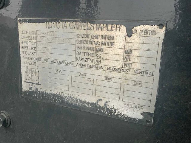 Toyota vorkheftruck - afbeelding 11 van  22