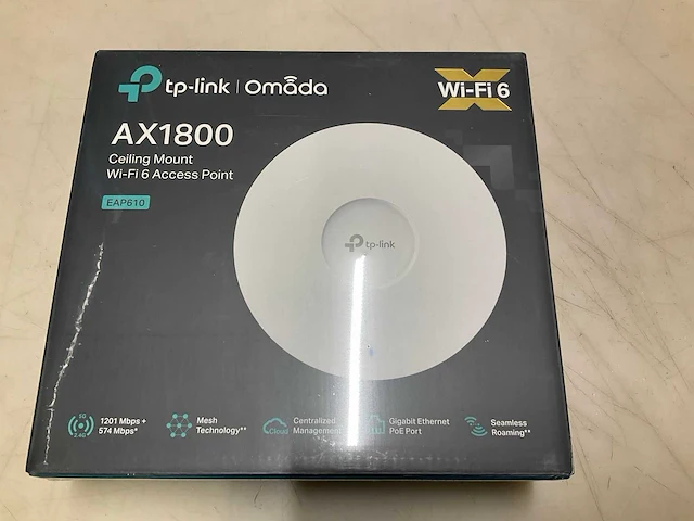 Tp link ax1800 wifi accespoint - afbeelding 1 van  2