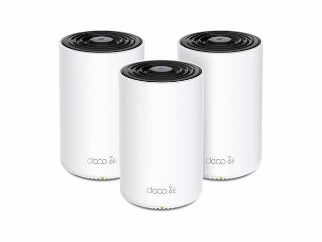 Tp-link deco xe75 - mesh wifi - wifi versterker - wifi 6e - 5400 mbps - 3-pack - afbeelding 1 van  2
