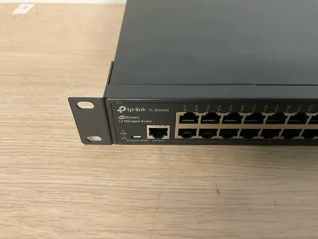 Tp-link jetstream tl-sg3452 19" switch - afbeelding 2 van  5