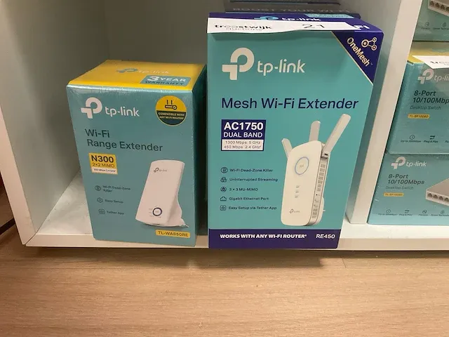 Tp-link range extender (4x) - afbeelding 2 van  2