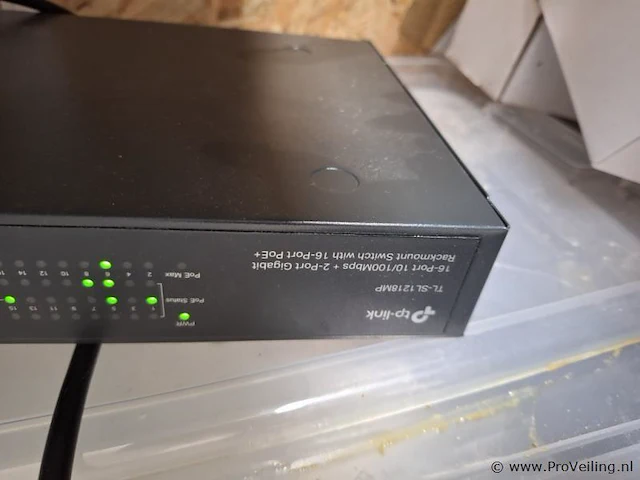 Tp-link switch type tl-sl1218mp - afbeelding 2 van  2