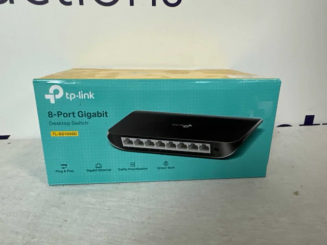Tp-link tl-sg1008d-8-port gigabit desktop switch - afbeelding 2 van  2