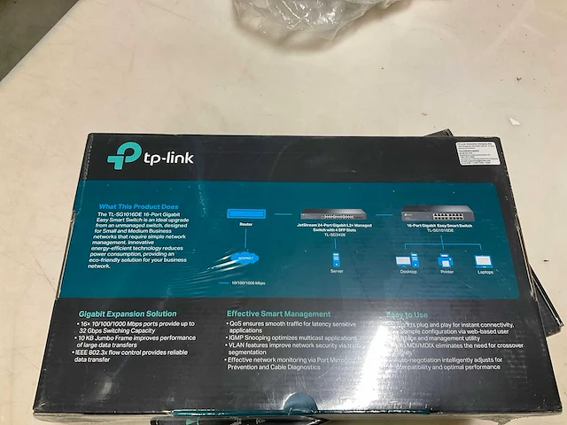 Tp link tl-sg1016de switch - afbeelding 2 van  2