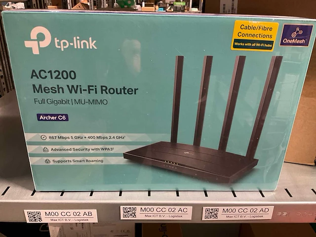 Tp linkac 1200 mesh wi-fi router - afbeelding 1 van  2