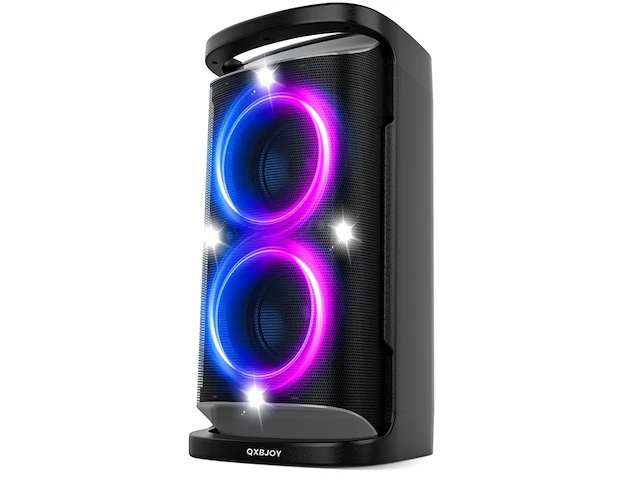 Tpbeat bluetooth luidspreker 160 w partybox met led lichtshow & 15 uur accuduur zwart - afbeelding 1 van  3