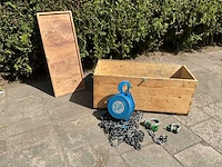 Tractel tralift kettingtakel 1.5 ton - met statieven - afbeelding 1 van  6