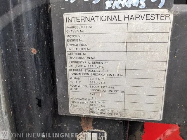 Tractor case ih, 956xl, rood, bouwjaar 1985 - afbeelding 18 van  52