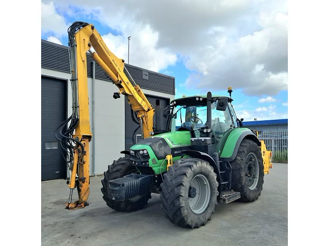 Tractor deutz-fahr, 6160 agrotron met maaiarm herder grenadier mbm5lp, bouwjaar 2014 - afbeelding 1 van  59