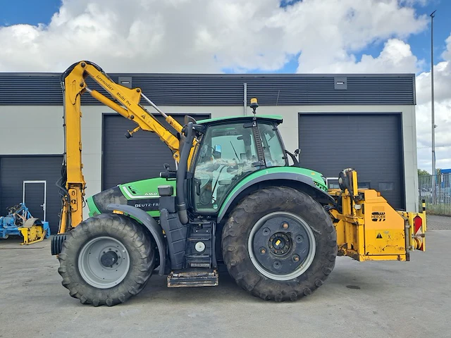 Tractor deutz-fahr, 6160 agrotron met maaiarm herder grenadier mbm5lp, bouwjaar 2014 - afbeelding 12 van  59