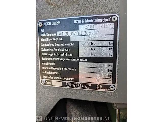 Tractor fendt, 208f, bouwjaar 2008 - afbeelding 43 van  51