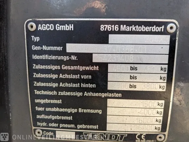 Tractor fendt, 211f vario tms, bouwjaar 2012 - afbeelding 7 van  42