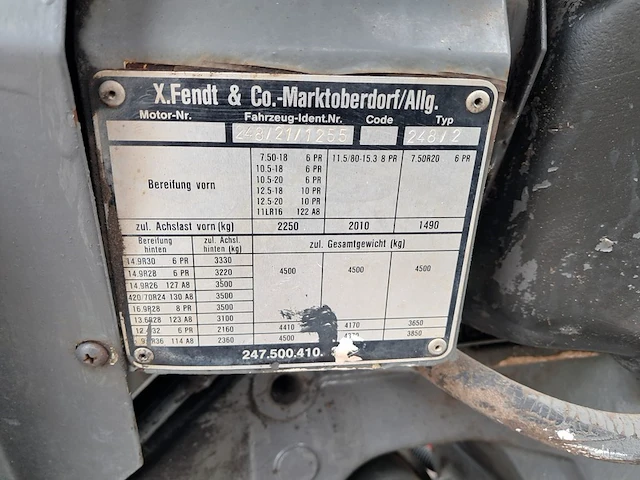 Tractor fendt, 280 p, bouwjaar 1992 - afbeelding 7 van  48
