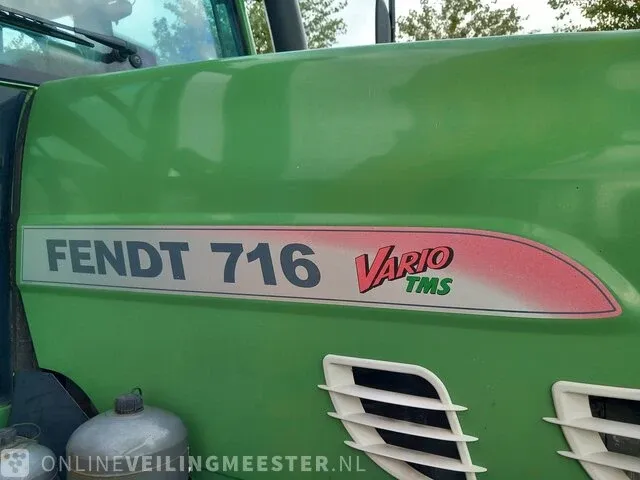 Tractor fendt, 716 vario tms 4wd met klepelmaaier herder en kipper veenhuis, bouwjaar 2010 - afbeelding 15 van  67