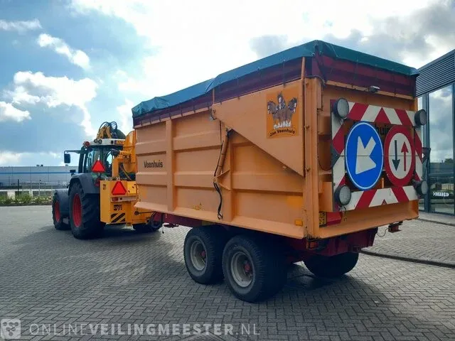 Tractor fendt, 716 vario tms 4wd met klepelmaaier herder en kipper veenhuis, bouwjaar 2010 - afbeelding 23 van  67