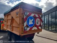 Tractor fendt, 716 vario tms 4wd met klepelmaaier herder en kipper veenhuis, bouwjaar 2010 - afbeelding 36 van  67