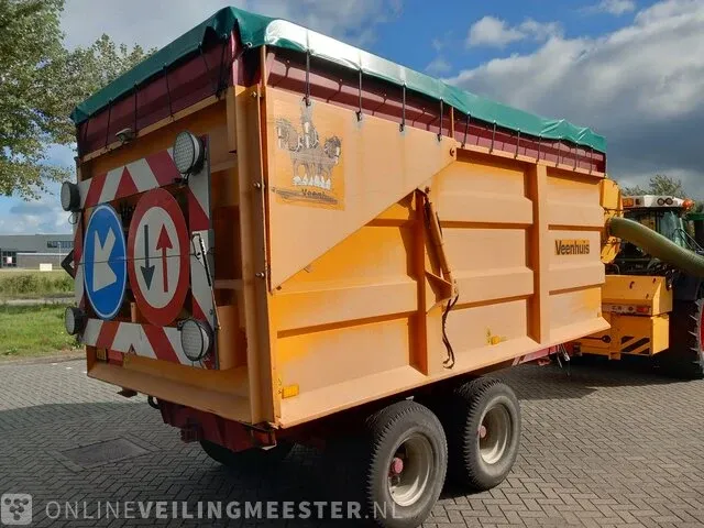 Tractor fendt, 716 vario tms 4wd met klepelmaaier herder en kipper veenhuis, bouwjaar 2010 - afbeelding 38 van  67