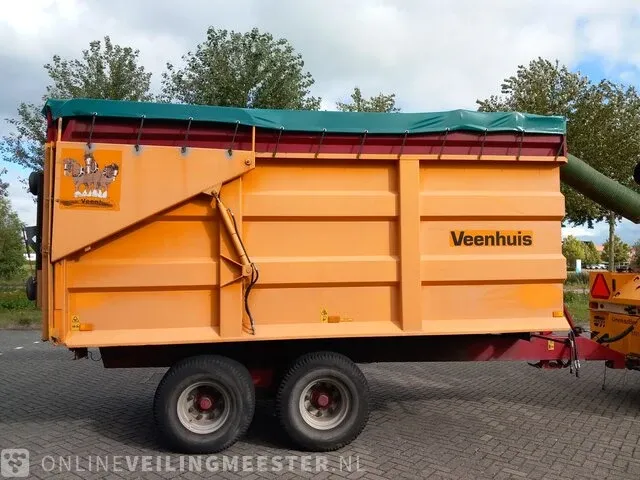Tractor fendt, 716 vario tms 4wd met klepelmaaier herder en kipper veenhuis, bouwjaar 2010 - afbeelding 39 van  67