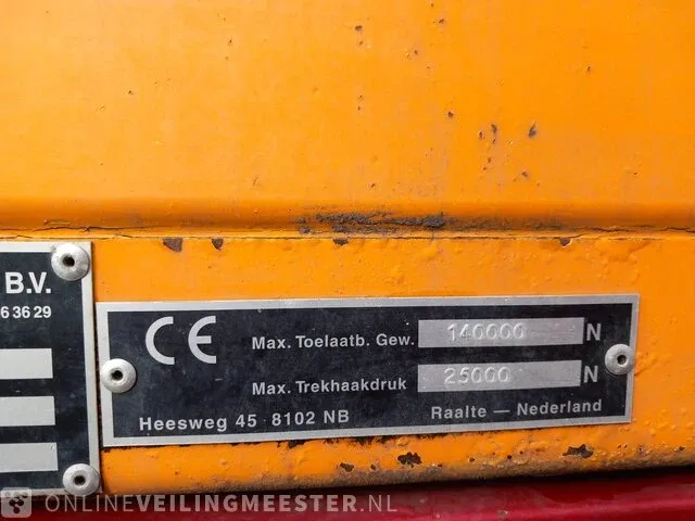 Tractor fendt, 716 vario tms 4wd met klepelmaaier herder en kipper veenhuis, bouwjaar 2010 - afbeelding 49 van  67
