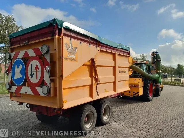 Tractor fendt, 716 vario tms 4wd met klepelmaaier herder en kipper veenhuis, bouwjaar 2010 - afbeelding 45 van  67