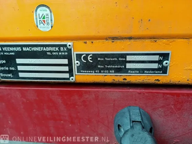 Tractor fendt, 716 vario tms 4wd met klepelmaaier herder en kipper veenhuis, bouwjaar 2010 - afbeelding 64 van  67