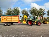 Tractor fendt, 716 vario tms 4wd met klepelmaaier herder en kipper veenhuis, bouwjaar 2010 - afbeelding 56 van  67