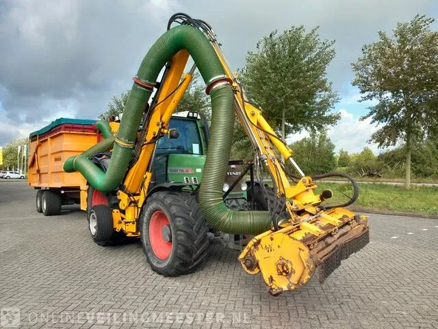Tractor fendt, 716 vario tms 4wd met klepelmaaier herder en kipper veenhuis, bouwjaar 2010 - afbeelding 65 van  67
