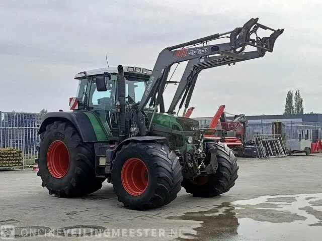 Tractor fendt, vario tms 411 met voorlader mailleux mx100, bouwjaar 2007 - afbeelding 4 van  47