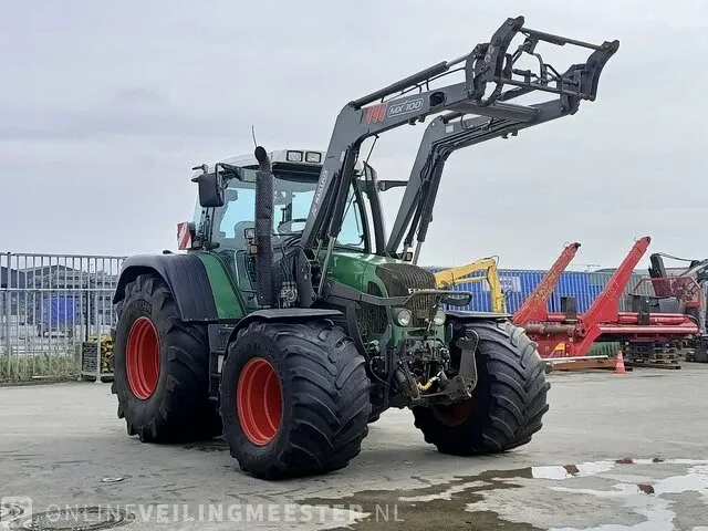 Tractor fendt, vario tms 411 met voorlader mailleux mx100, bouwjaar 2007 - afbeelding 5 van  47