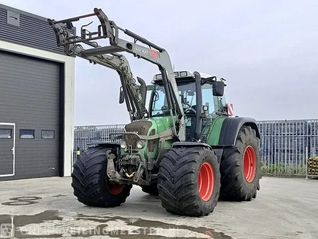 Tractor fendt, vario tms 411 met voorlader mailleux mx100, bouwjaar 2007 - afbeelding 1 van  47