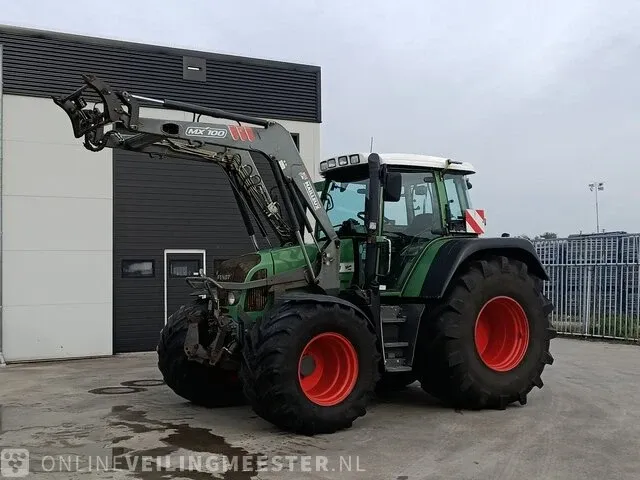Tractor fendt, vario tms 411 met voorlader mailleux mx100, bouwjaar 2007 - afbeelding 12 van  47