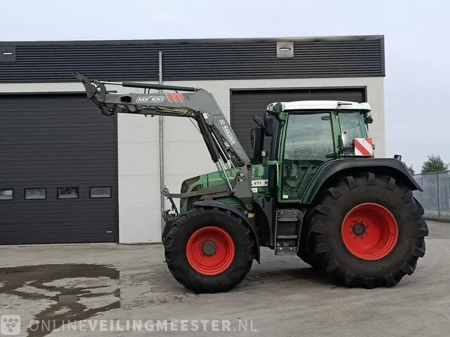 Tractor fendt, vario tms 411 met voorlader mailleux mx100, bouwjaar 2007 - afbeelding 43 van  47