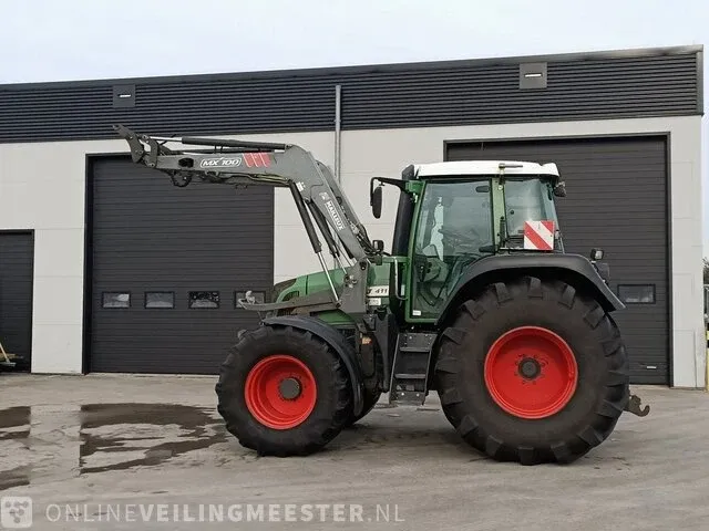 Tractor fendt, vario tms 411 met voorlader mailleux mx100, bouwjaar 2007 - afbeelding 44 van  47