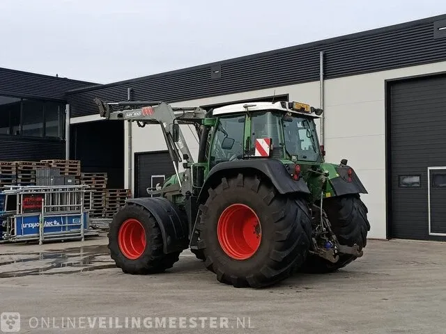 Tractor fendt, vario tms 411 met voorlader mailleux mx100, bouwjaar 2007 - afbeelding 46 van  47