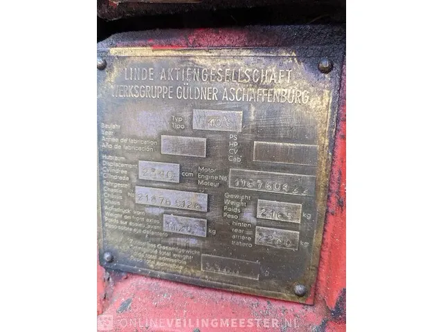 Tractor guldner , g40s, bouwjaar 1965 - afbeelding 8 van  48