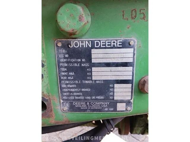 Tractor john deere, 5720, bouwjaar 2005 - afbeelding 42 van  42