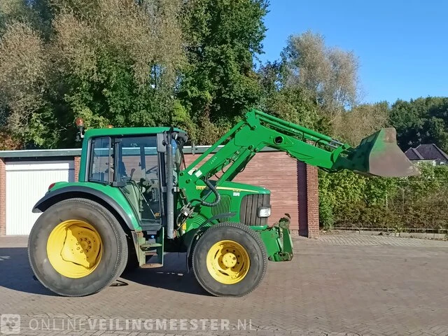 Tractor john deere, 6120 met voorlader en puinbak, bouwjaar 2003 | 8226h. | tvd-84-j - afbeelding 25 van  30