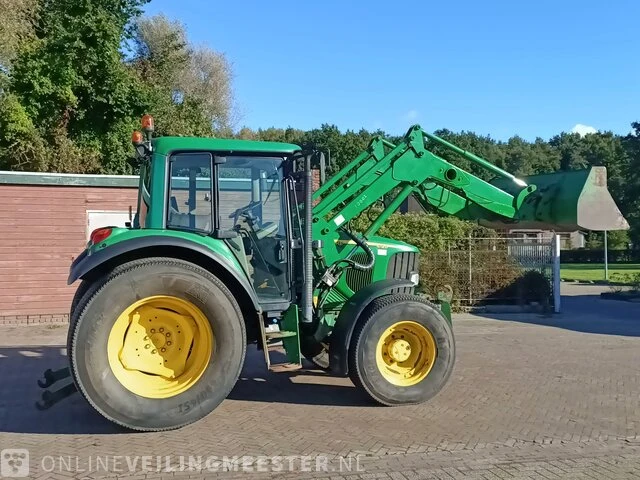 Tractor john deere, 6120 met voorlader en puinbak, bouwjaar 2003 | 8226h. | tvd-84-j - afbeelding 26 van  30