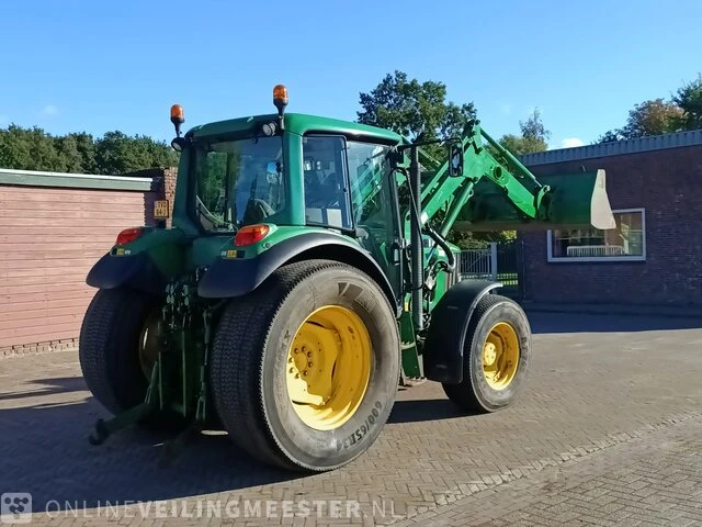 Tractor john deere, 6120 met voorlader en puinbak, bouwjaar 2003 | 8226h. | tvd-84-j - afbeelding 28 van  30