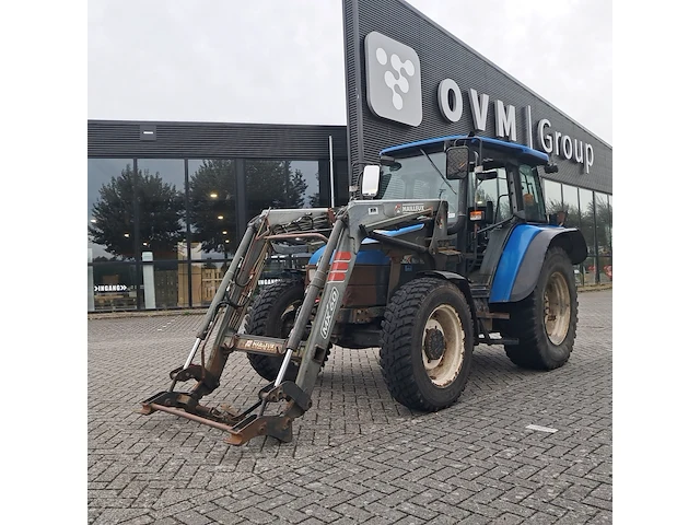 Tractor, new holland, tl70, 2003, met voorlader, mailleux mx 60 - afbeelding 1 van  62