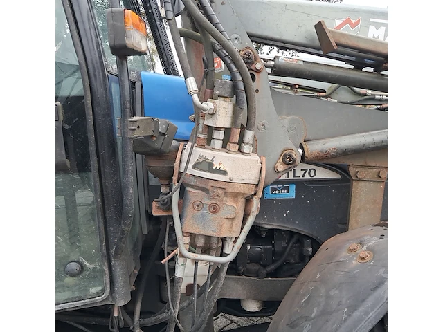 Tractor, new holland, tl70, 2003, met voorlader, mailleux mx 60 - afbeelding 18 van  62